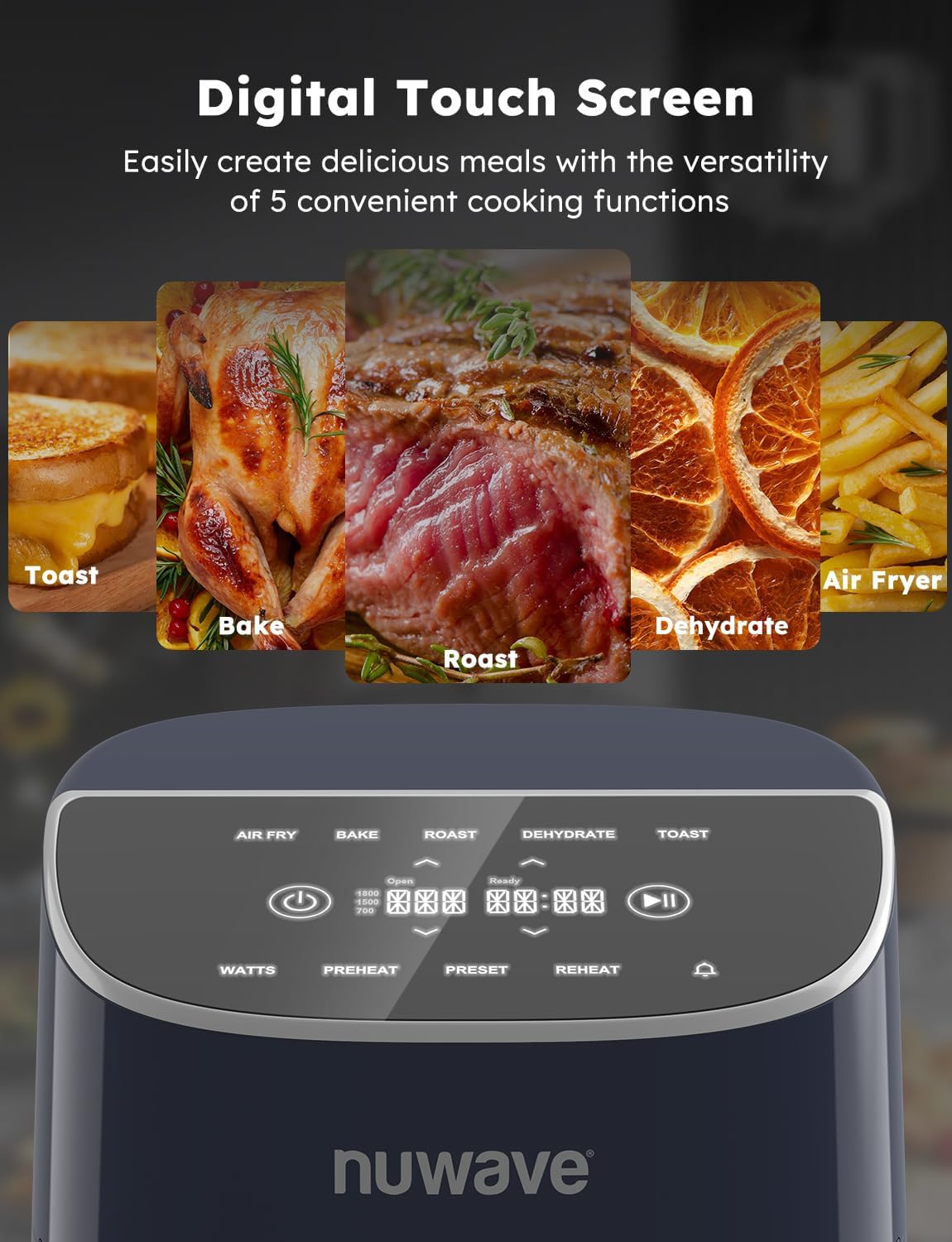 Thumbnail 4 de Nuwave Brio Plus 8 Qt Air Fryer — Digital Touchscreen