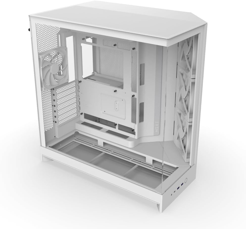 Detalle de NZXT H9 Flow (2025) case PC ATX con vetro