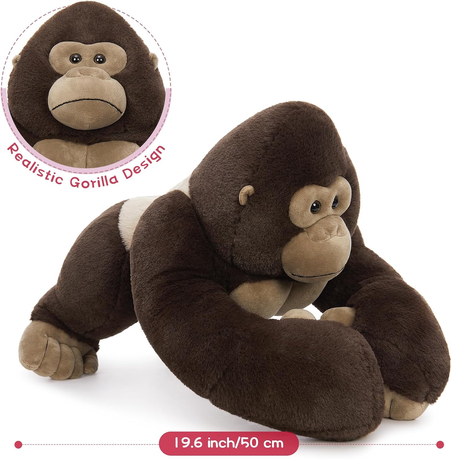 Thumbnail 1 de MorisMos Big Gorilla Soft Toy 50 cm