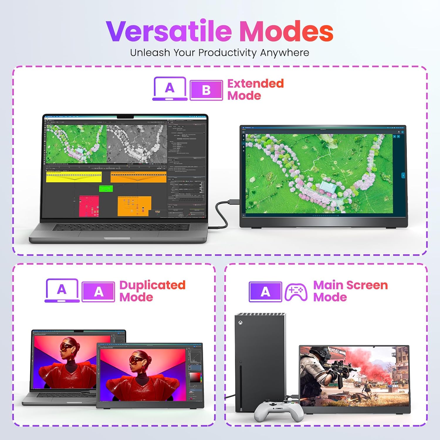 Thumbnail 6 de Upperizon Portable Monitor 15.6-inch FHD