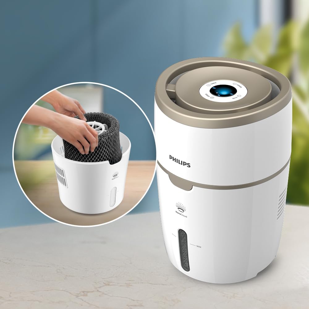 Detalle 1 de Filtre d'humidification Philips Original NanoCloud HU4816 – 6 mois, pour humidificateur série 2000