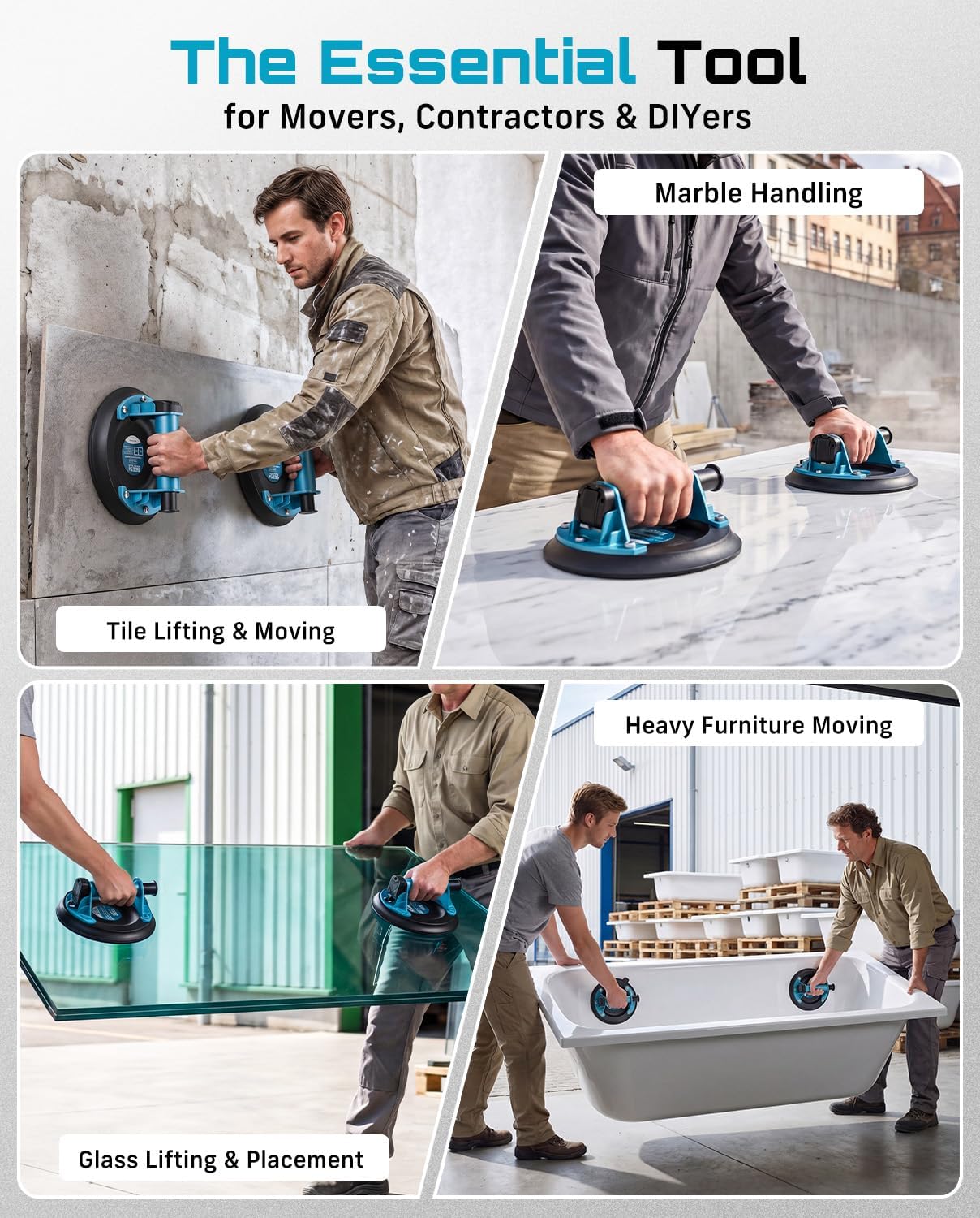Thumbnail 4 de SEESII 8" Suction Cup Lifter 200KG