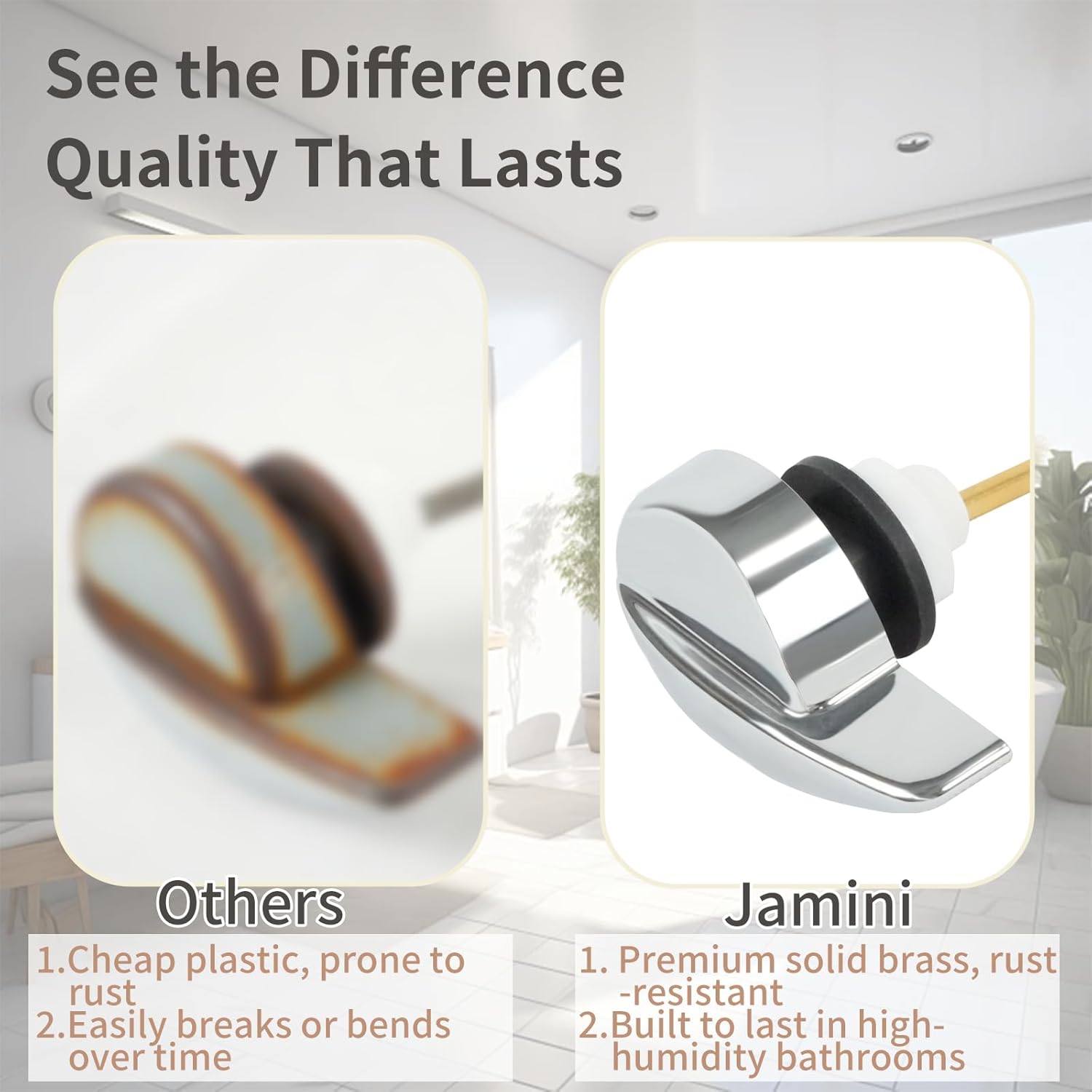 Thumbnail 4 de jamini Universal Side Mount Toilet Handle Kit 6.9" 🚽