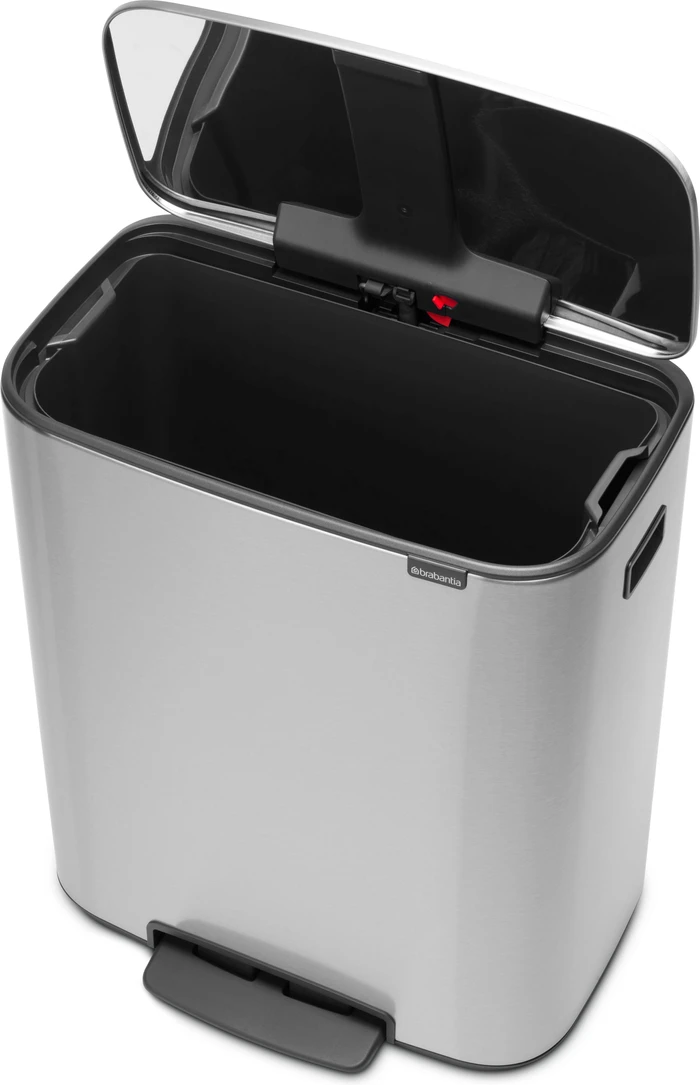 Thumbnail 3 de Brabantia Bo Treteimer 60 Liter Edelstahl Fingerprint Proof + Müllbeutel (120 Stück) 🗑