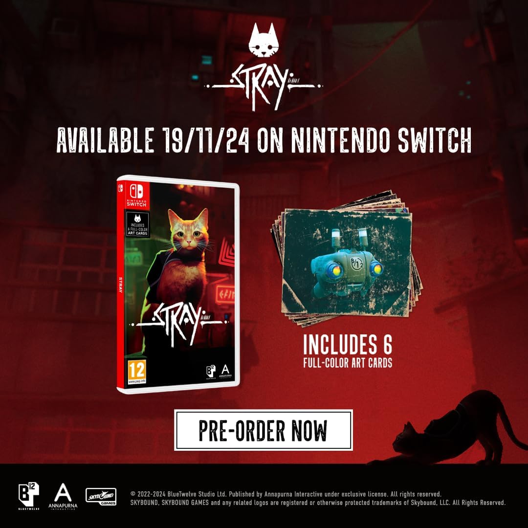 Thumbnail 1 de Stray sur Nintendo Switch (édition physique) — Skybound Games