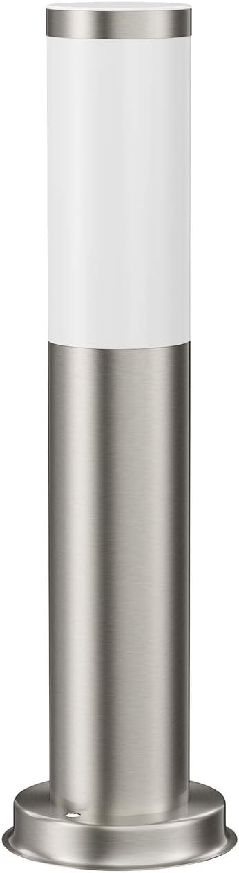 Detalle de PORU dissuasore luminoso per esterno in acciaio inox, rotondo 38,5 cm con lampada E27 3,99W 471 lm