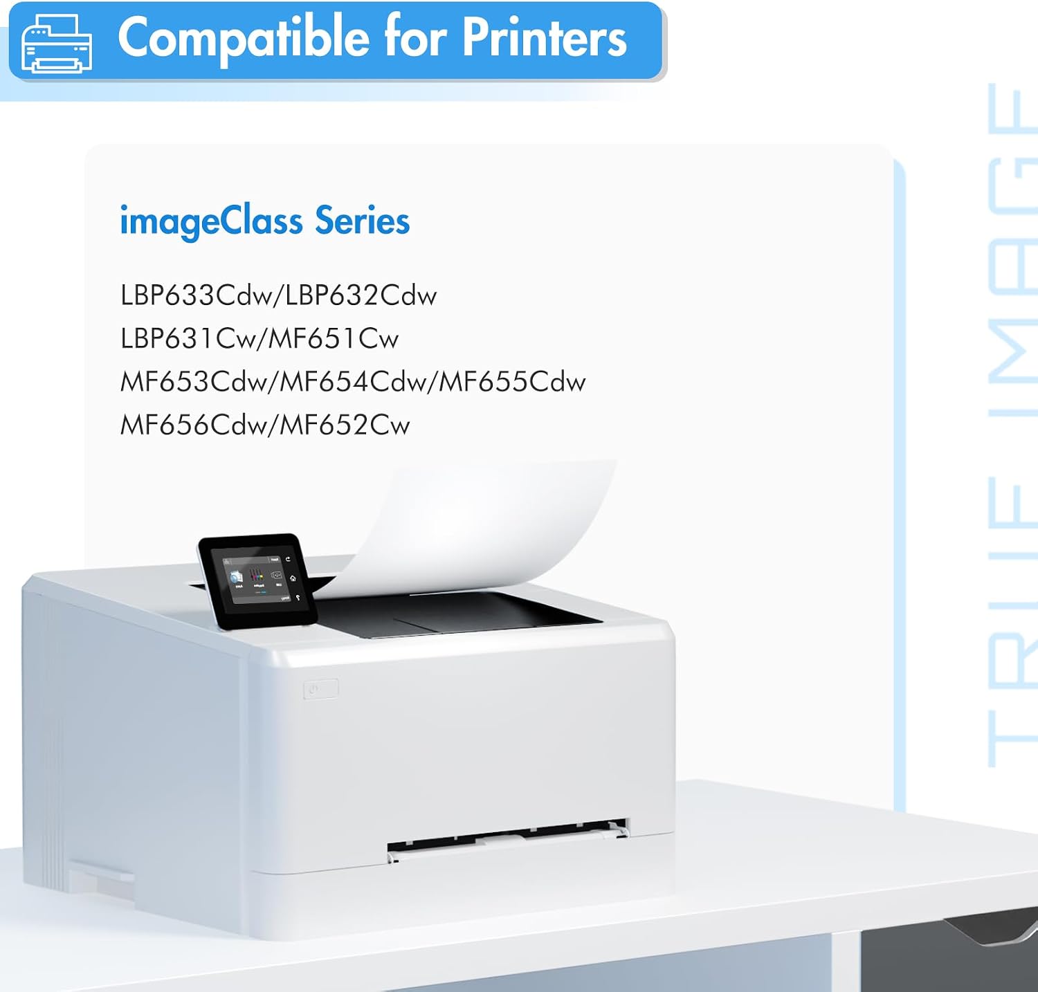 Detalle 2 de TRUE IMAGE 067 MF656Cdw Toner Cartridge Set, 4-Pack High-Yield CMYK