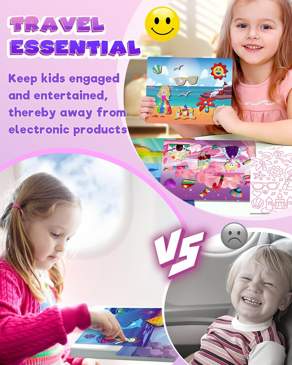 Detalle 2 de Baobrava Foil Art Kit for Kids