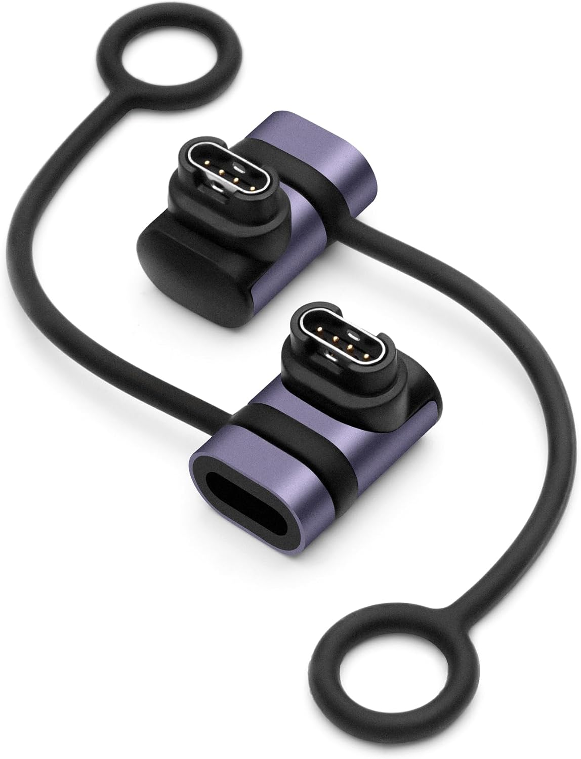 Detalle de Seminer lanyard-c-gamin-purple Watch Charger Adapters, 2-Pack USB-C