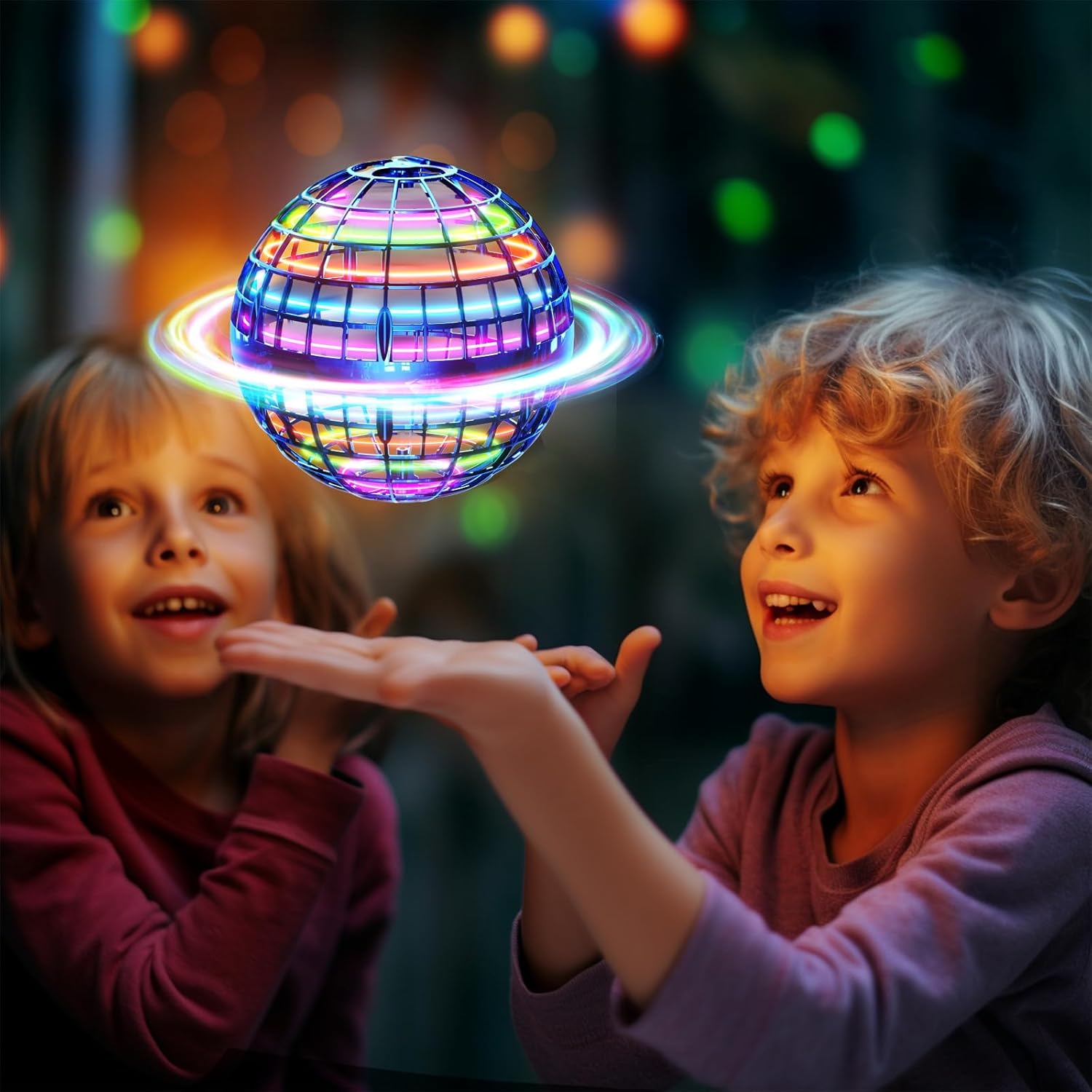 Detalle 2 de Ivtivfu Flying Orb Ball 2025 with Lights 🪁