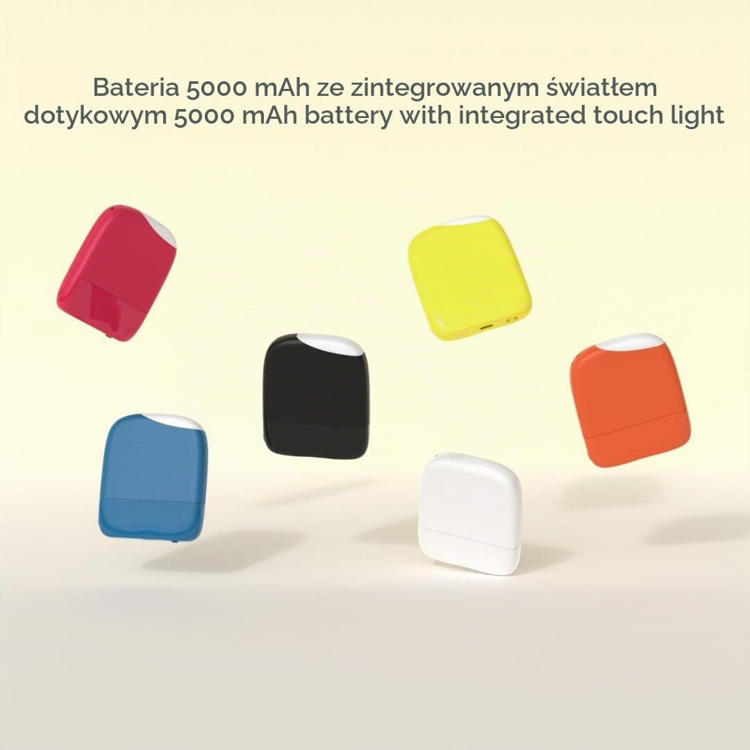 Detalle de Xoopar Ice-P powerbank 5000 mAh z dotykowym światłem LED