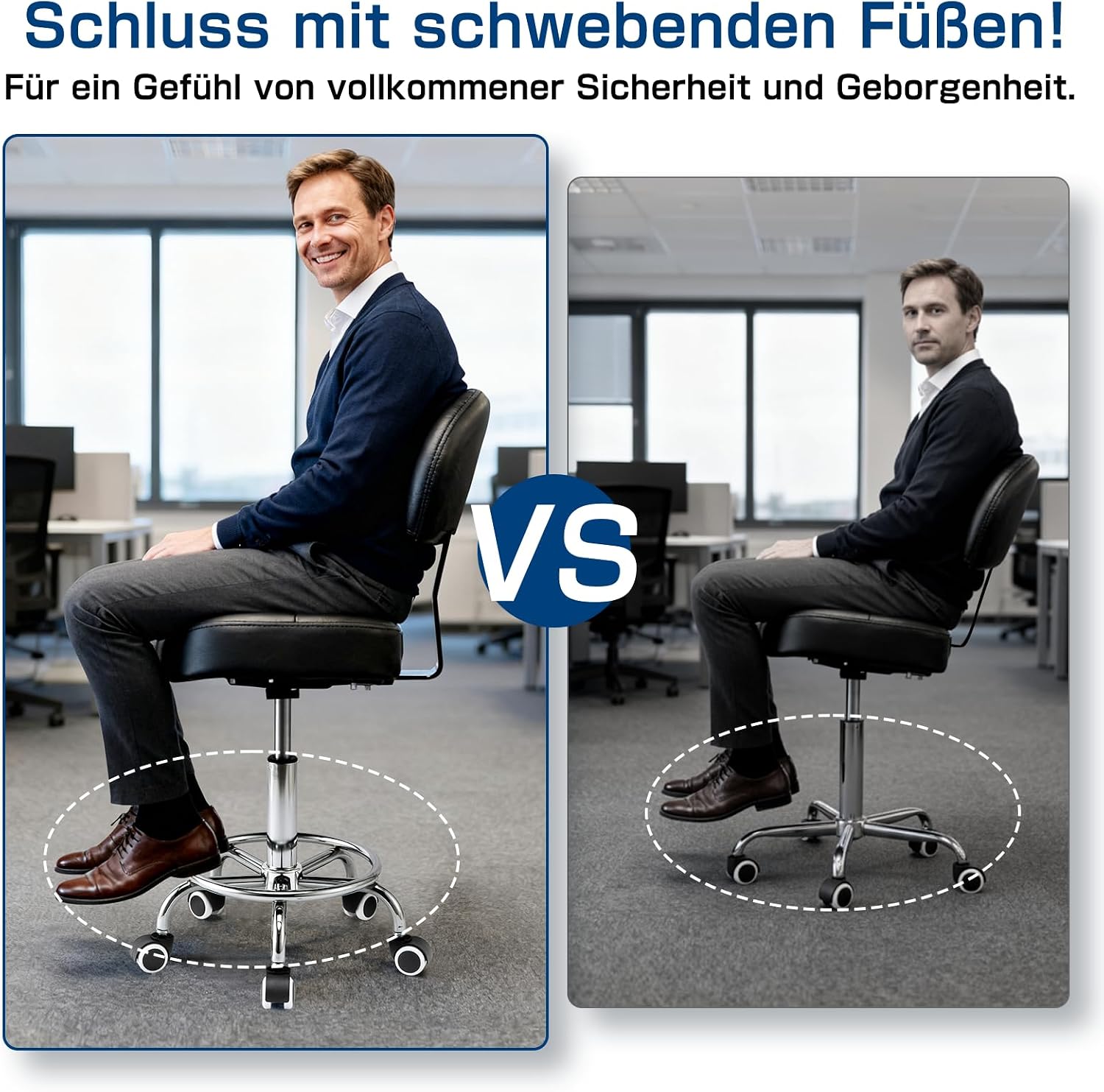 Thumbnail 6 de Rollhocker mit Lehne 51 bis 64 cm