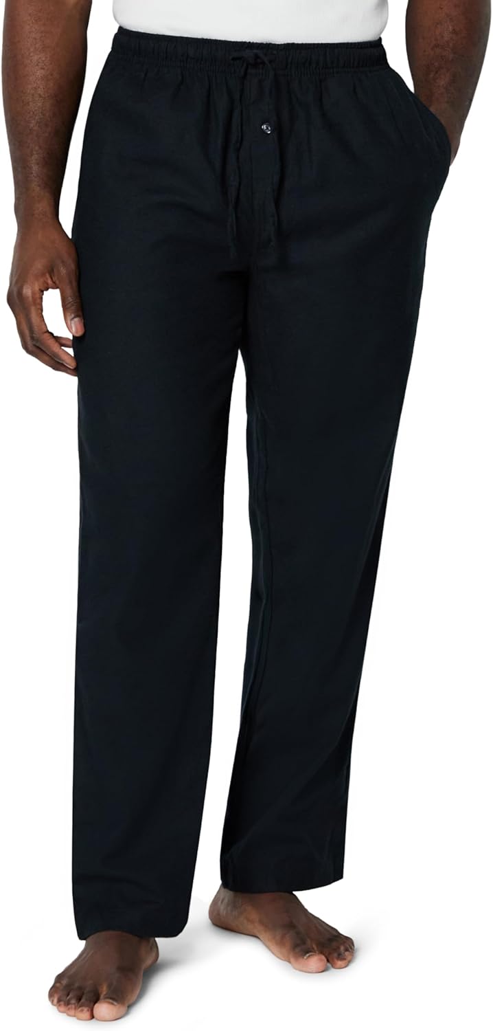 Detalle de Amazon Essentials Men's Breathable Flannel Pyjama Trousers (Big & Tall)