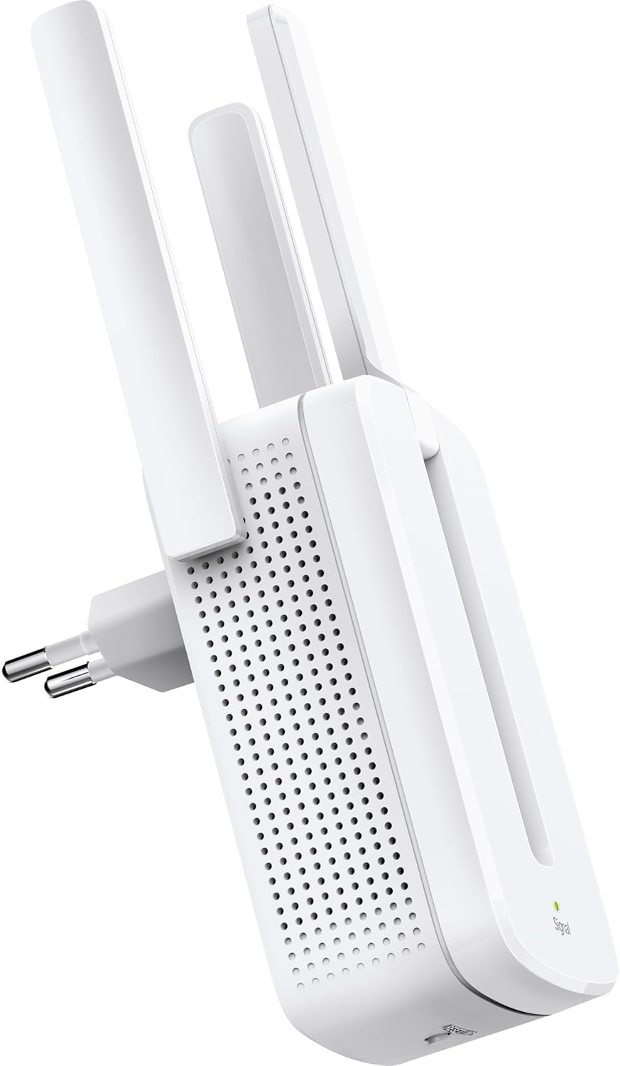 Detalle de Mercusys MW300RE WLAN-Verstärker-Repeater – 300 Mbps, 3 externe Antennen, Wandmontage