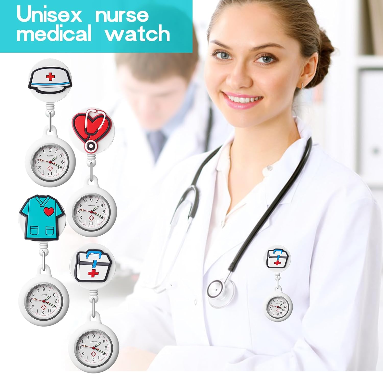 Thumbnail 3 de Vintoney Krankenschwester Uhr 73 cm Ausziehbar