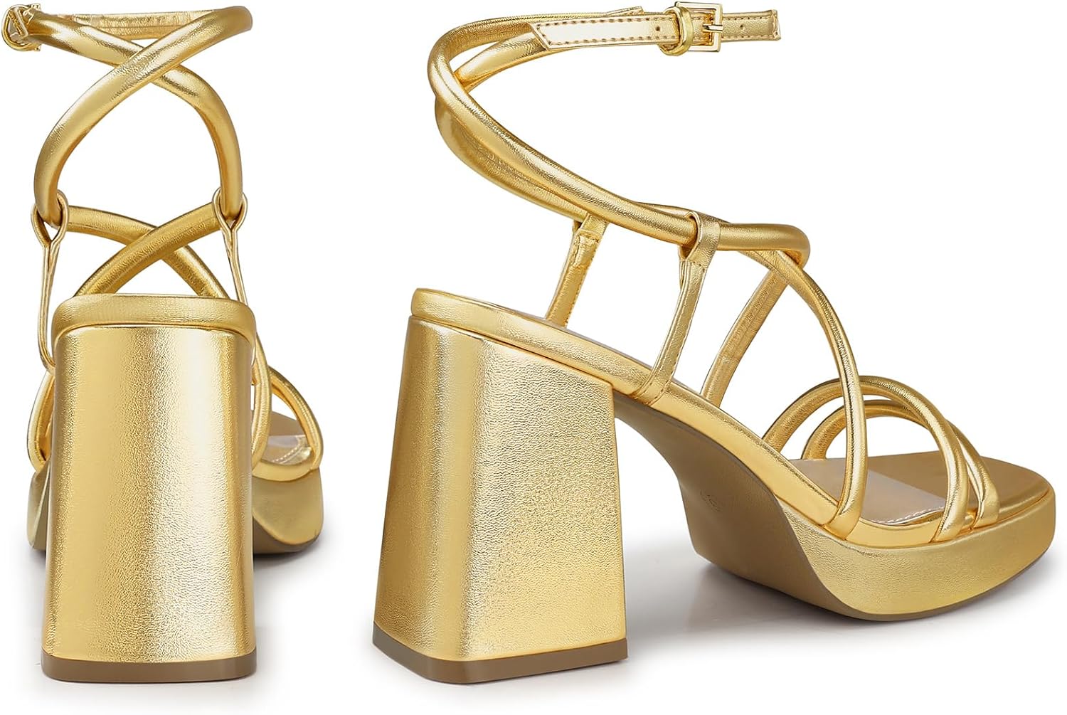 Thumbnail 4 de CELLENZ Women's Chunky Platform Heeled Sandals