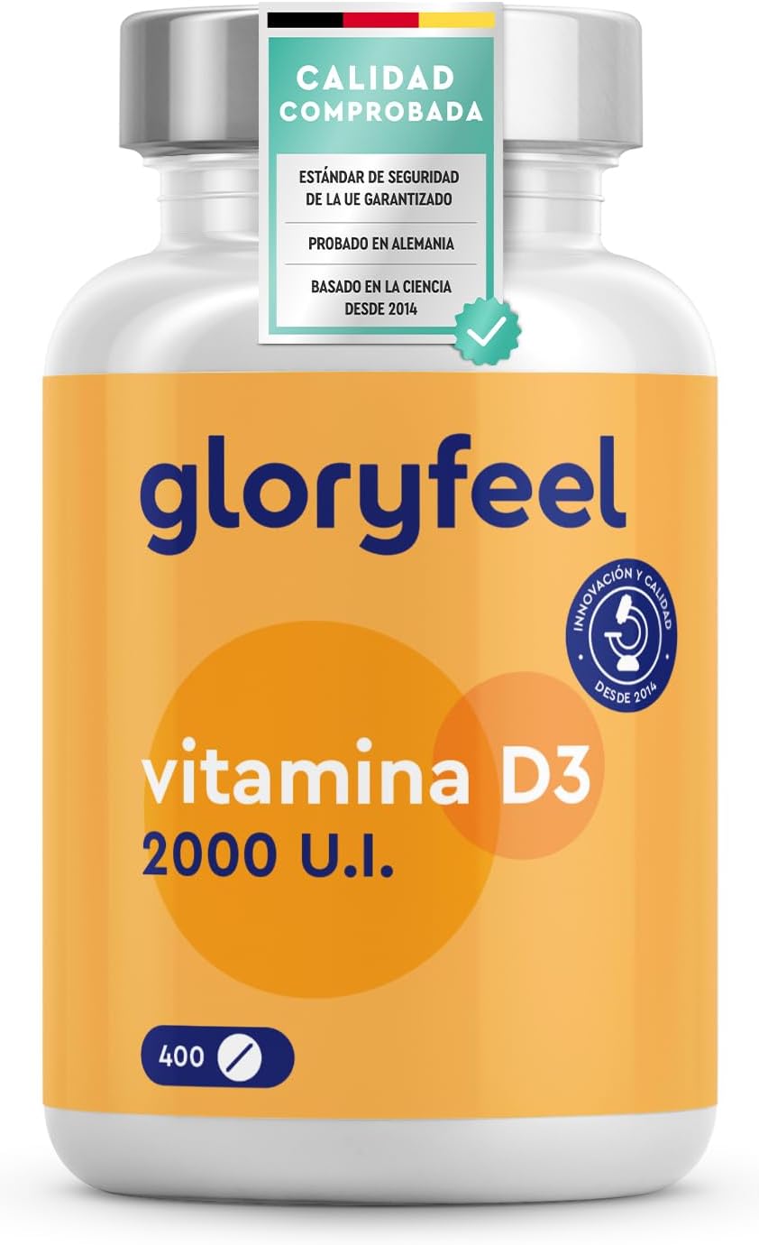 Detalle de Vitamina D3 2000UI 400 tabletas 💊