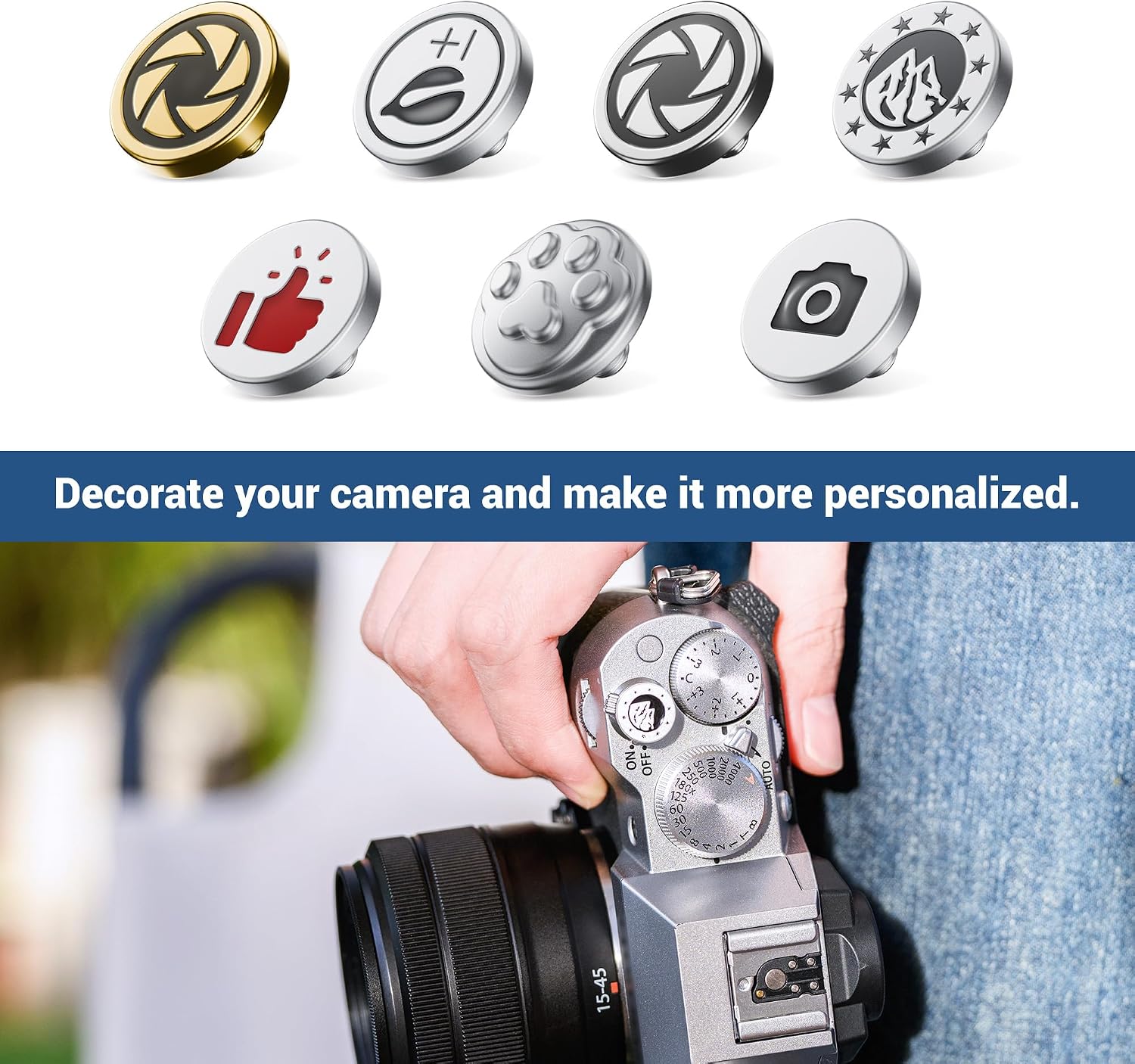 Thumbnail 3 de JJC Camera Shutter Release Button for Fujifilm and Other Cameras