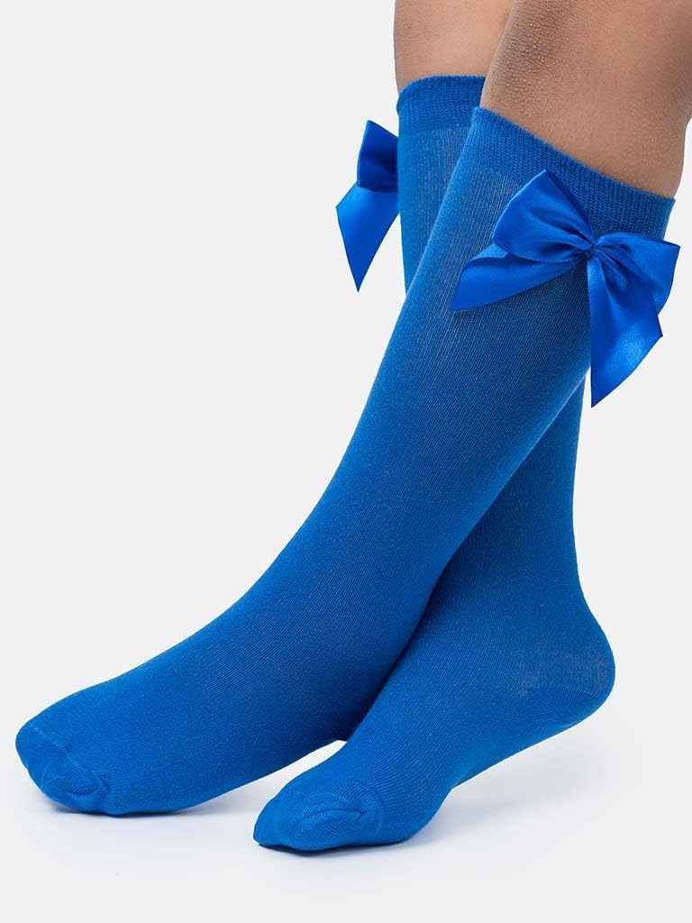 Thumbnail 6 de COSHAL® Girls Knee High School Socks with Fluffy Ribbon Bow – 1 Pair
