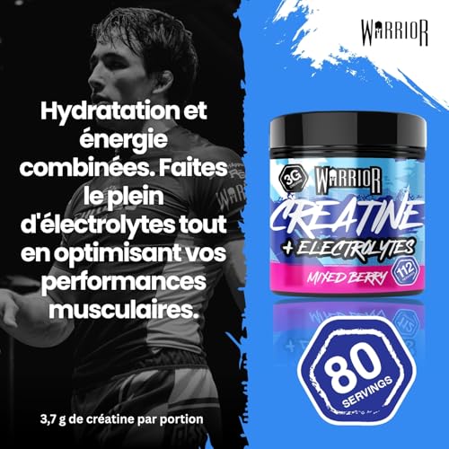 Detalle 2 de Warrior poudre de créatine et électrolytes 360 g