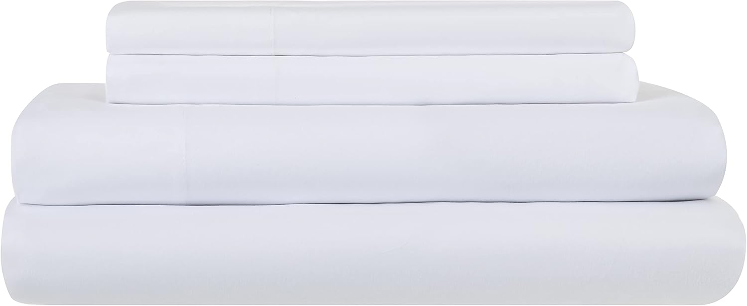 Detalle 2 de Todocama – Juego de Sábanas 4 Piezas 🌙 Blanco Cama 150 cm