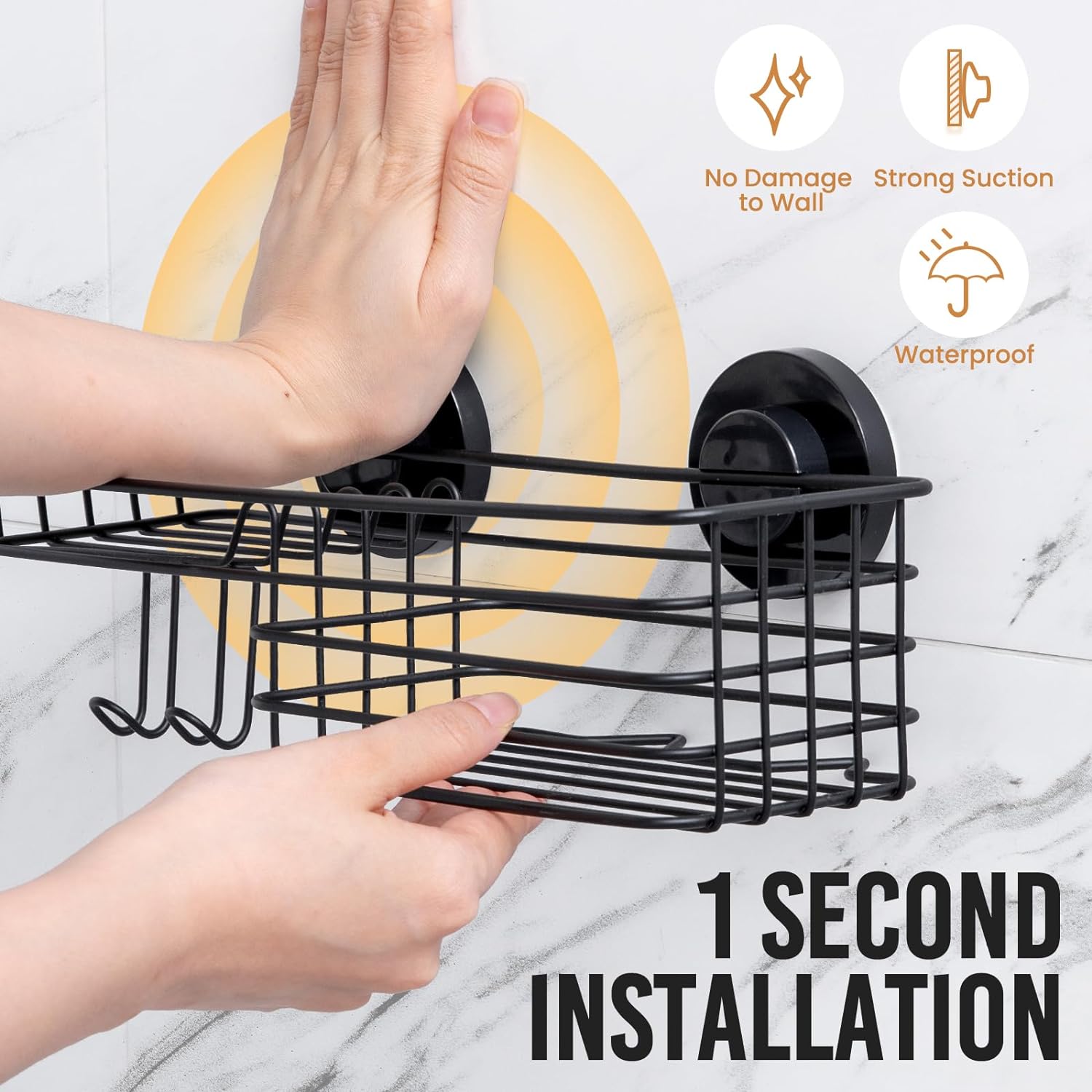 Detalle 2 de LEVERLOC Shower Caddy Suction Cup 2-pack