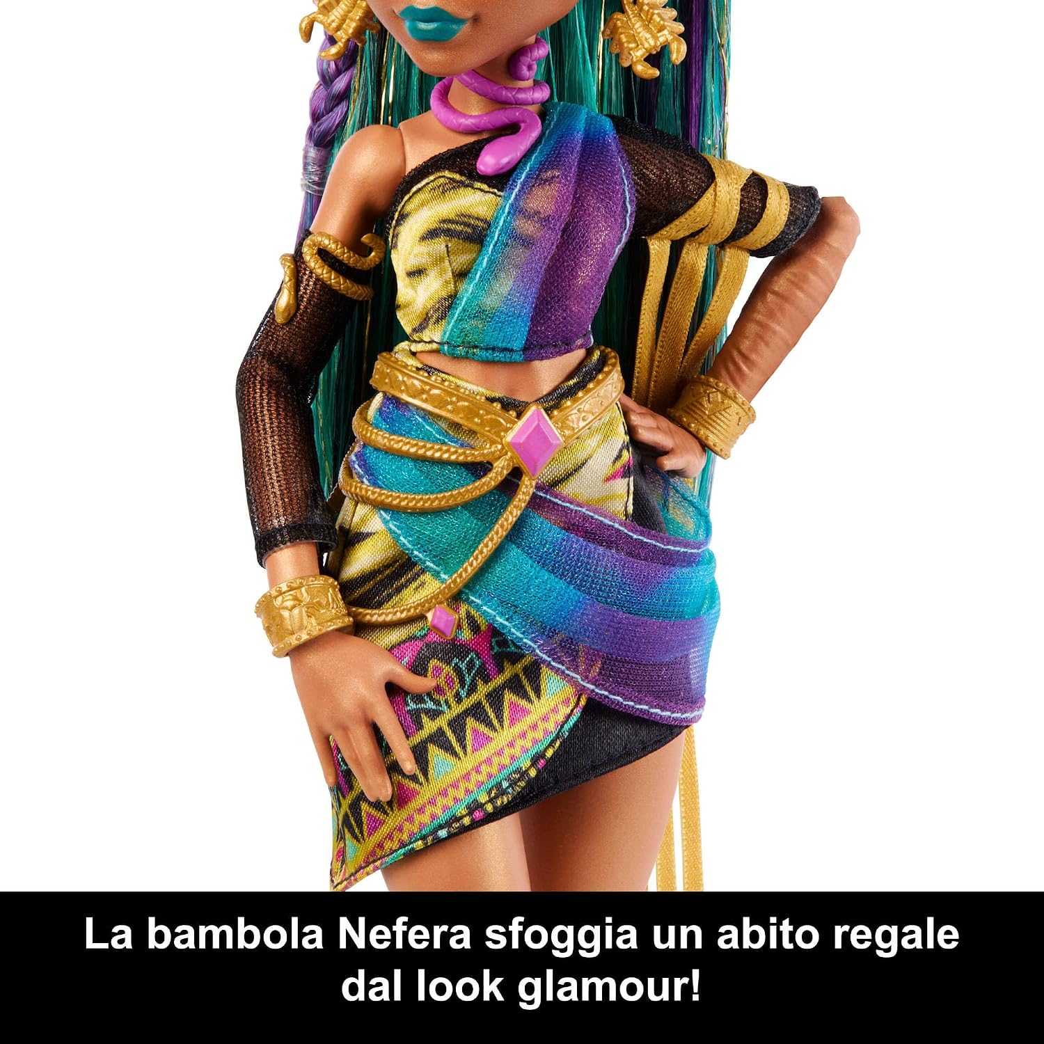 Detalle de Monster High Nefera De Nile bambola 4+ anni