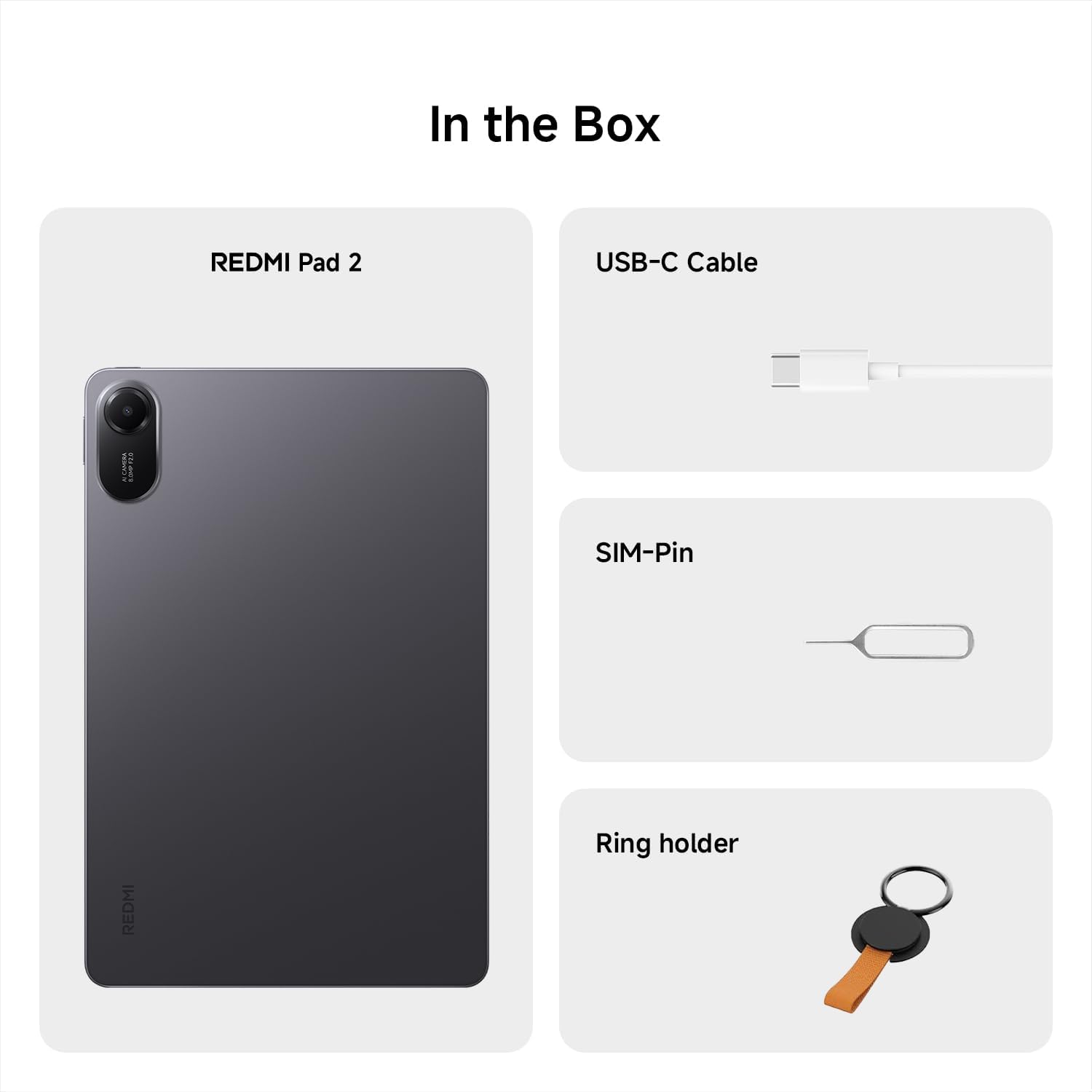Detalle 2 de XIAOMI Redmi Pad 2 8+256GB Gray: 11" 2.5K Tablet for Everyday Power