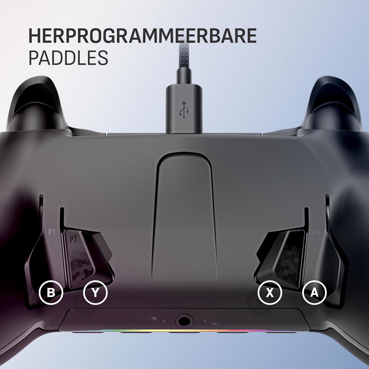 Detalle de SCUF ENVISION V2 (2025) bedrade pc-controller met Hall-effectsticks en paddles