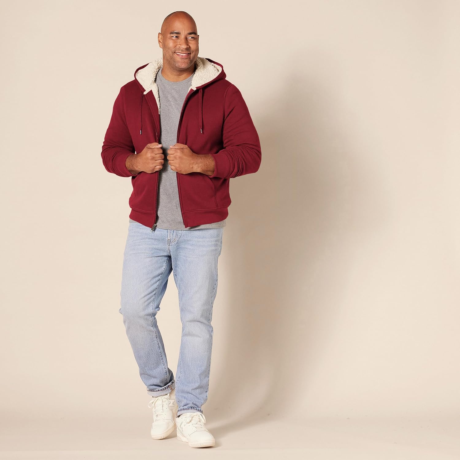 Thumbnail 6 de Amazon Essentials men’s Sherpa-lined full-zip fleece hoodie