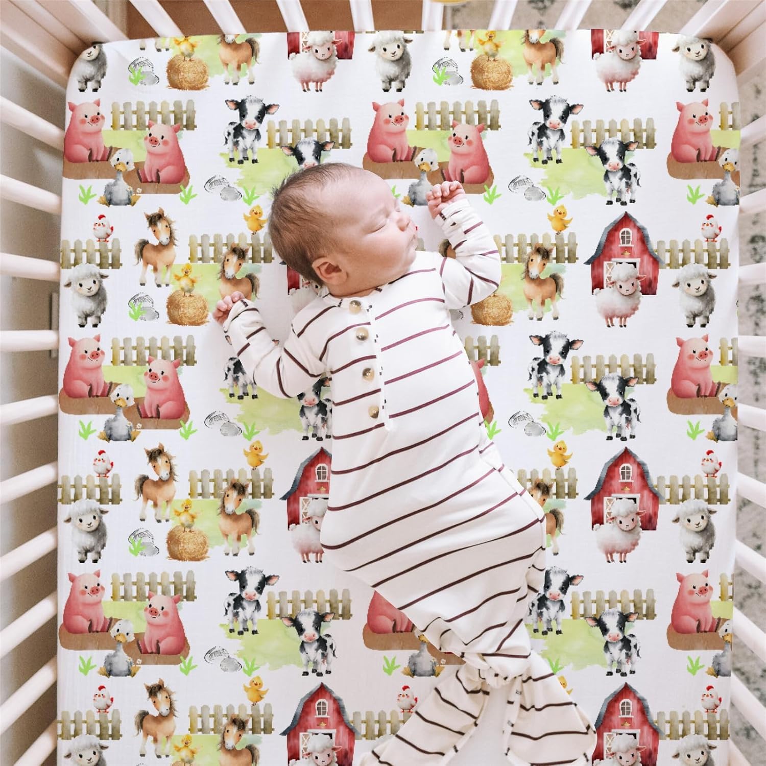 Detalle de HawSkgFub Crib Sheet 52 x 28 Inches