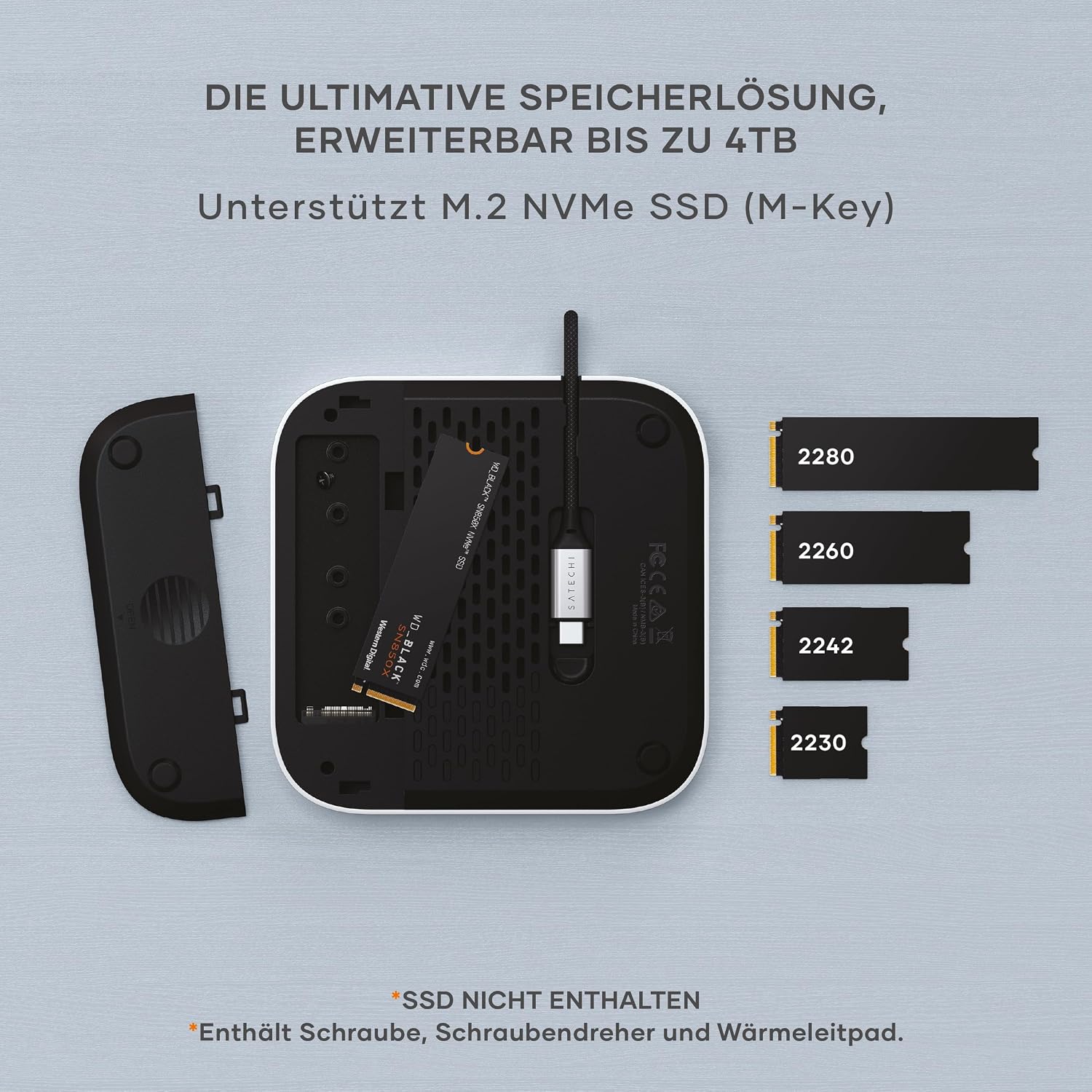 Thumbnail 2 de Satechi Mac mini M4 Hub 12,7 cm