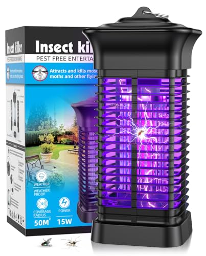 Detalle de Lampe Anti Moustique Gropfaros – Électrique et Sans Produits Chimiques, 15 W, 365 nm, 4200 V