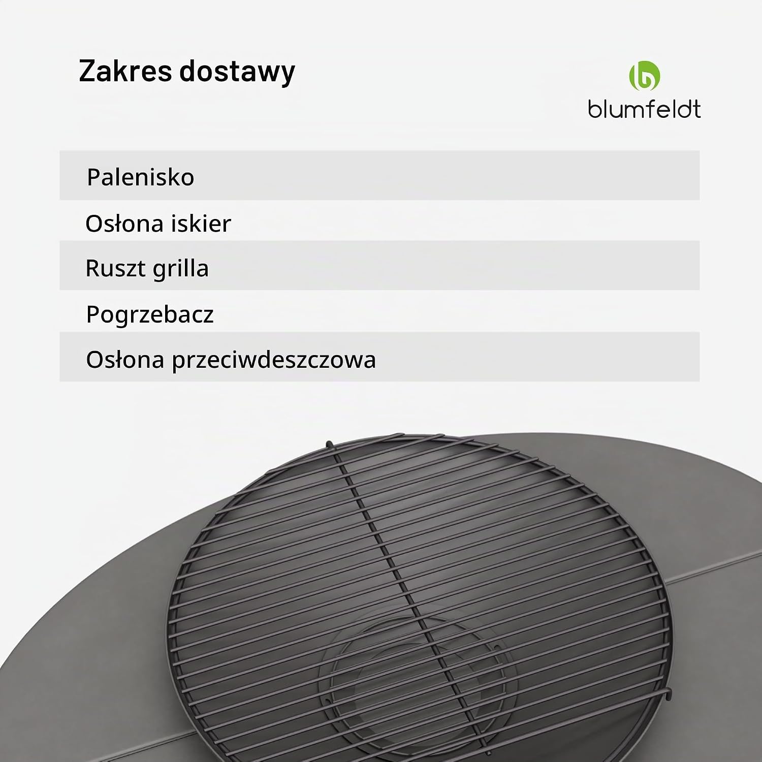 Thumbnail 5 de Blumfeldt Ebeko – palenisko ogrodowe 3 w 1, grill i stół ze stali