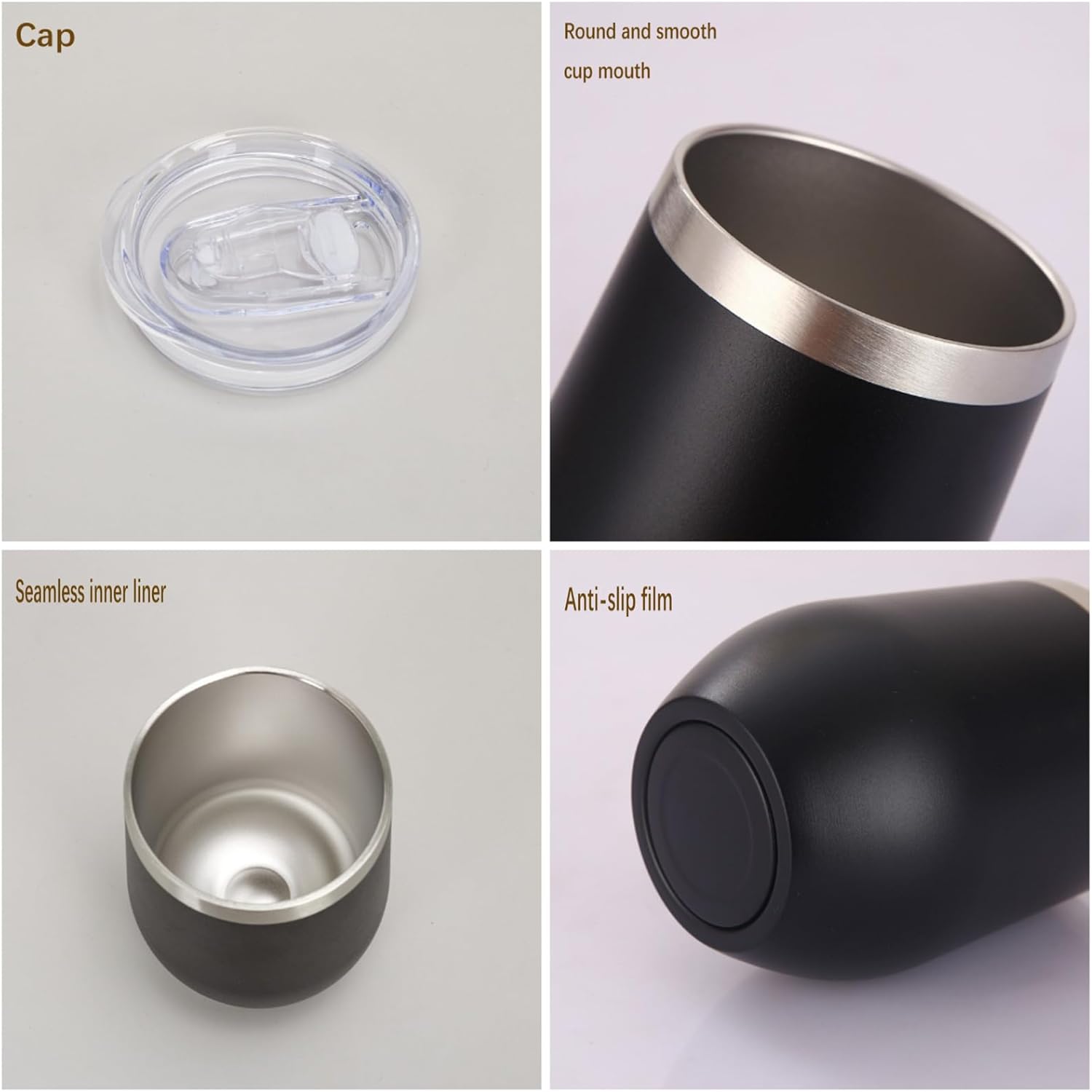 Detalle 2 de ZHIFENGYUAN Insulated Tumbler with Straw & Lid – 12oz (350ml) Stainless Steel Thermal Cup, Royal Blue