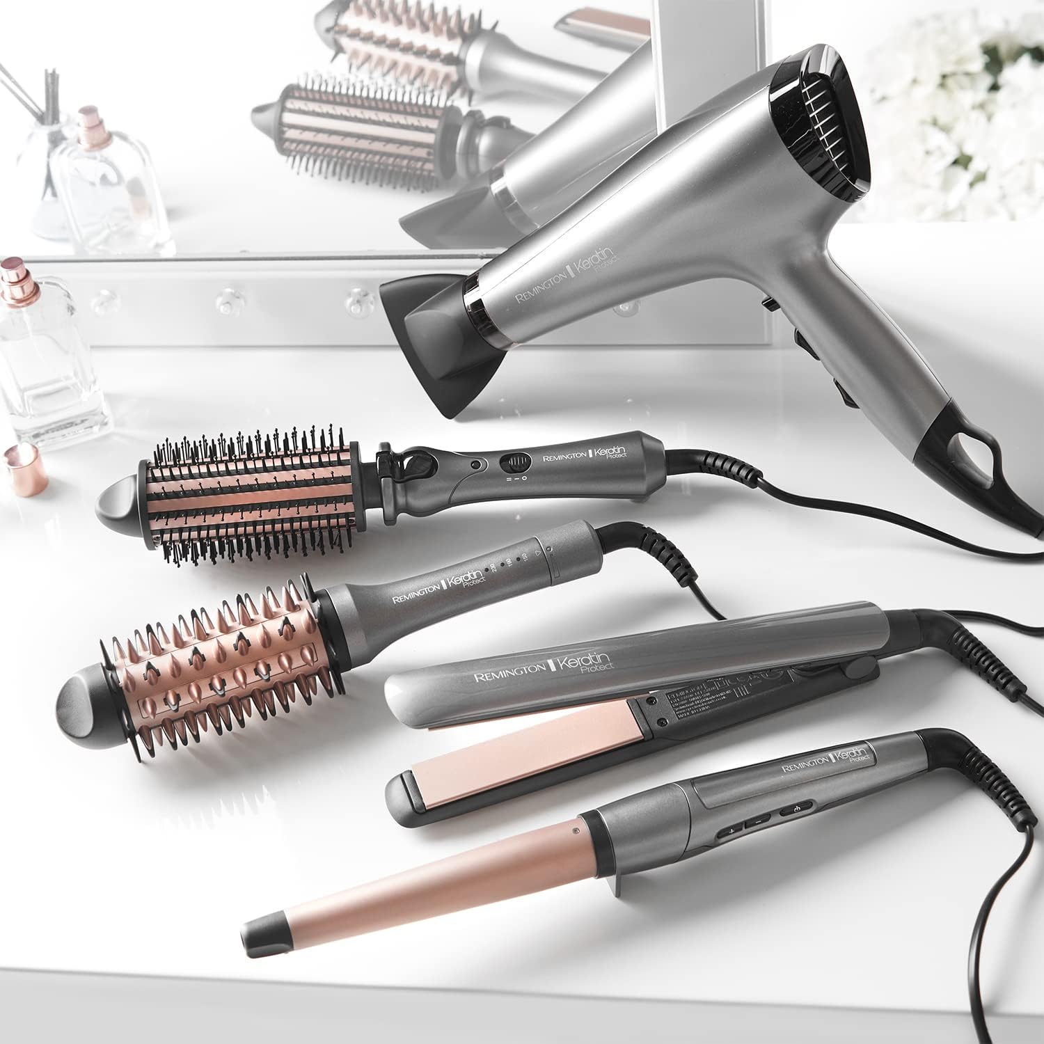 Detalle de Remington Keratin Protect Intelligent Hair Straightener (S8598)