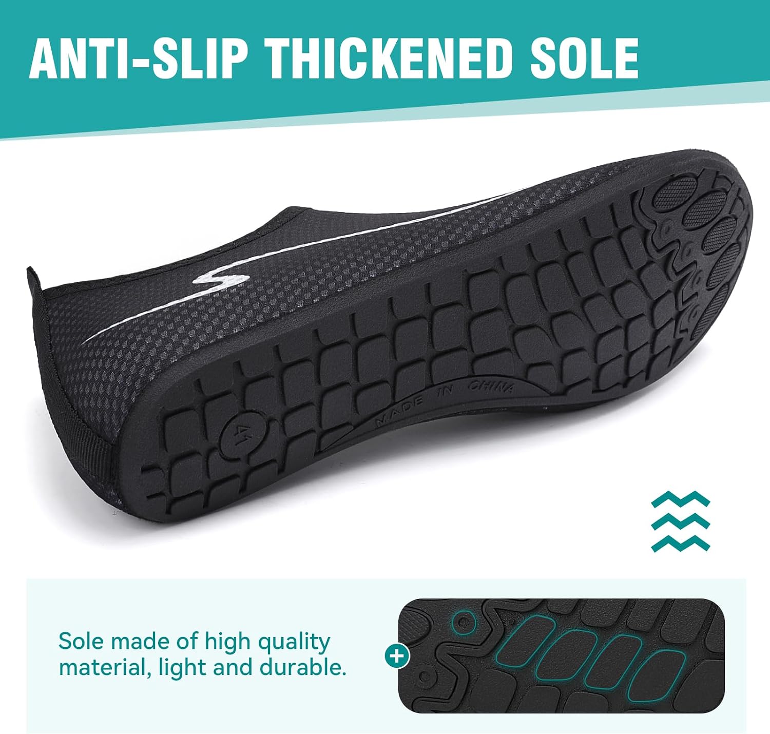Detalle de Gitzing water shoes for beach, quick-dry