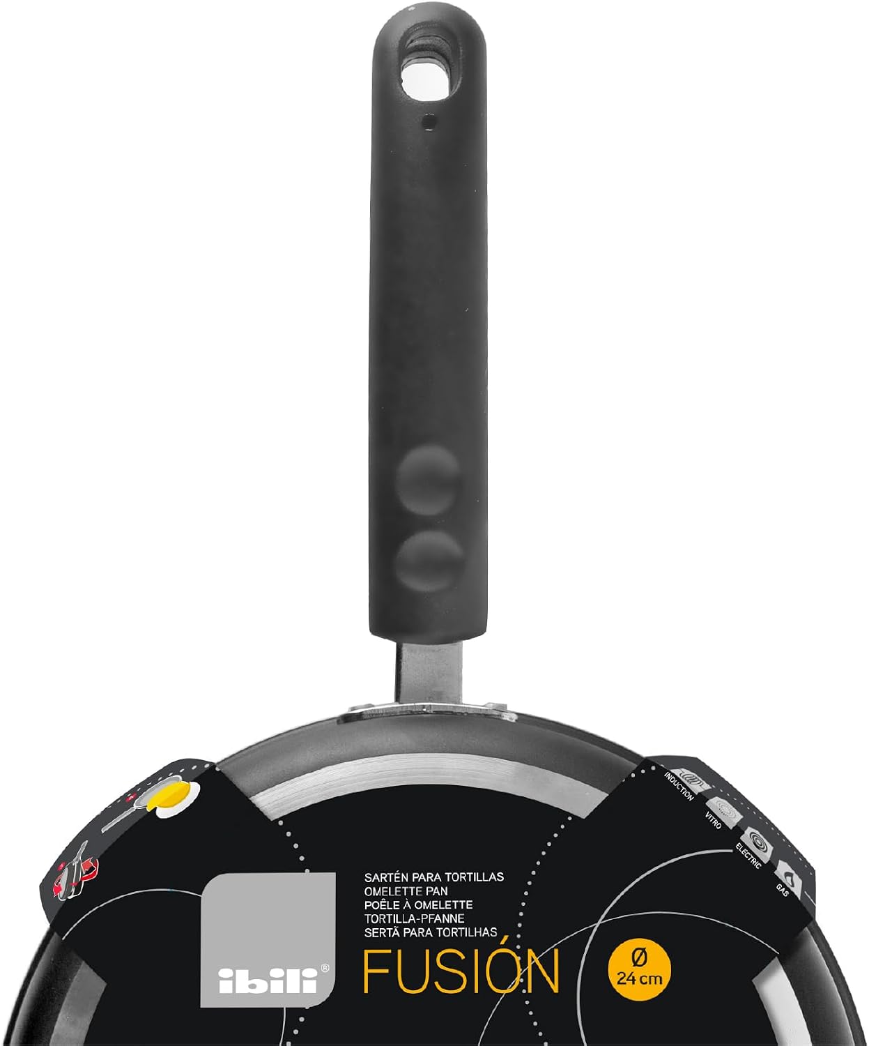 Detalle 2 de IBILI Fusion, zestaw patelni do tortilli 20 cm z powłoką nieprzywierającą