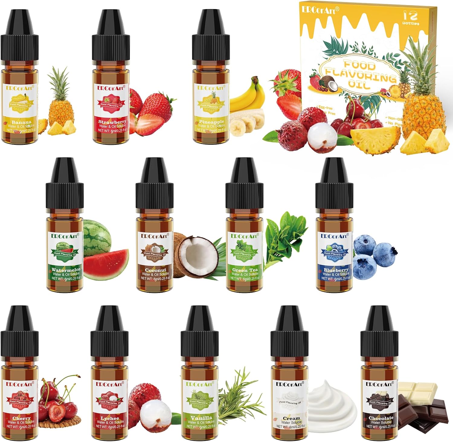 Thumbnail 6 de Caramel Food Flavouring Oil 50 ml 🍬