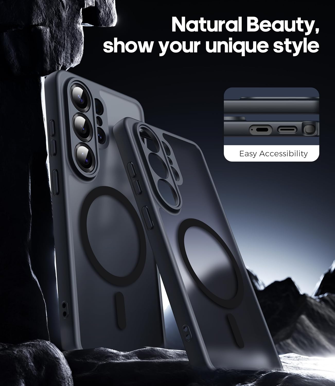 Thumbnail 4 de Opkiegrn funda magnética para Samsung Galaxy S26 Ultra con protector