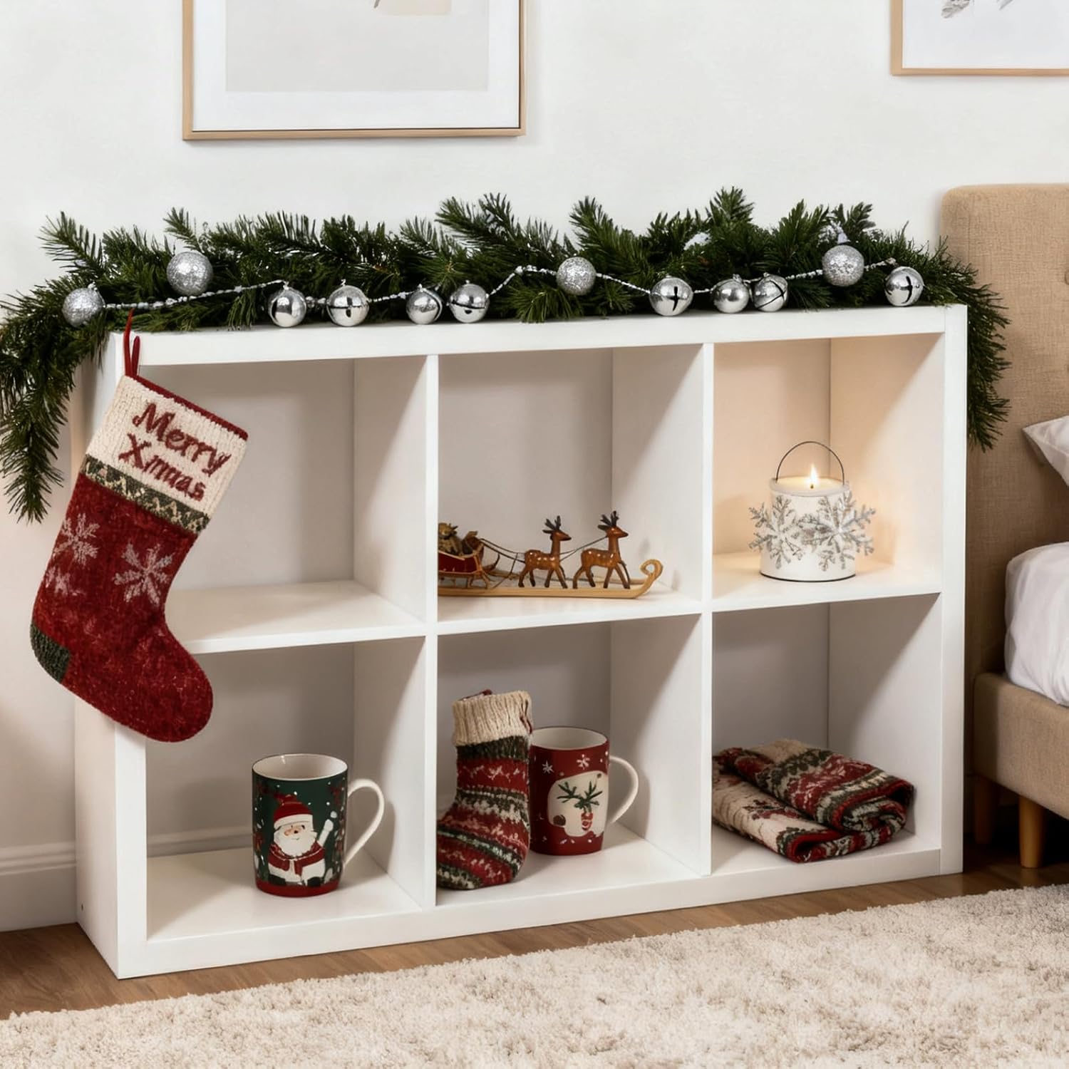 Detalle 2 de CTESNE 6-Cube Storage Organizer Shelf