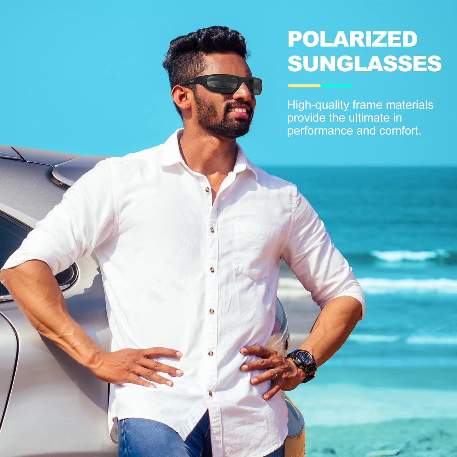 Thumbnail 4 de Duduma Lunettes de Soleil Polarisées Sports – Cadre TR8116 Ultra-léger, Unisexe