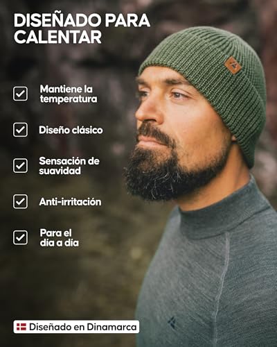 Thumbnail 2 de DANISH ENDURANCE Gorro Beanie Lana Merino 55% 45%