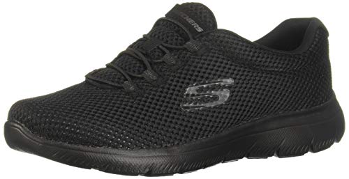Detalle de Skechers Womens Summits Artistry Chic Sneaker – Black (UK 5)