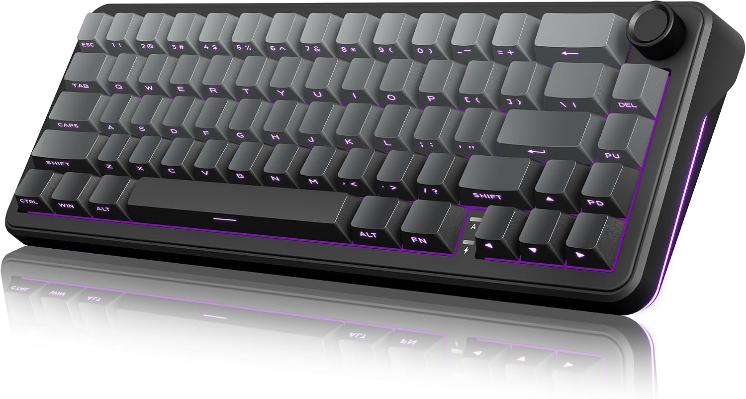 Detalle de RedThunder K65 Wireless Mechanical Gaming Keyboard: 65% Gasket, Hot-Swap, Triple-Mode