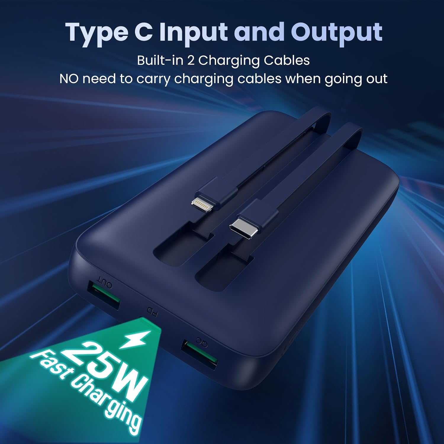 Thumbnail 5 de Power bank 26800 mAh PD 25W avec câbles
