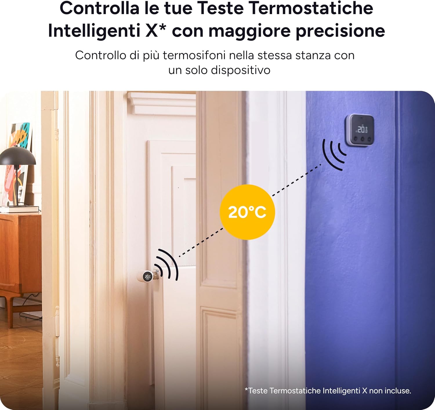 Detalle de tado° Sensori di temperatura wireless X per termosifoni