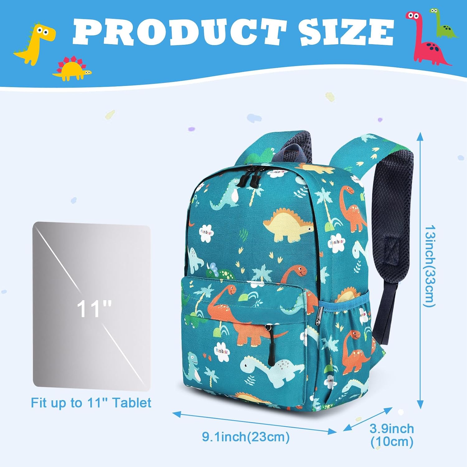 Thumbnail 1 de Aucuu sac à dos enfant pour maternelle motif dinosaures, léger et imperméable