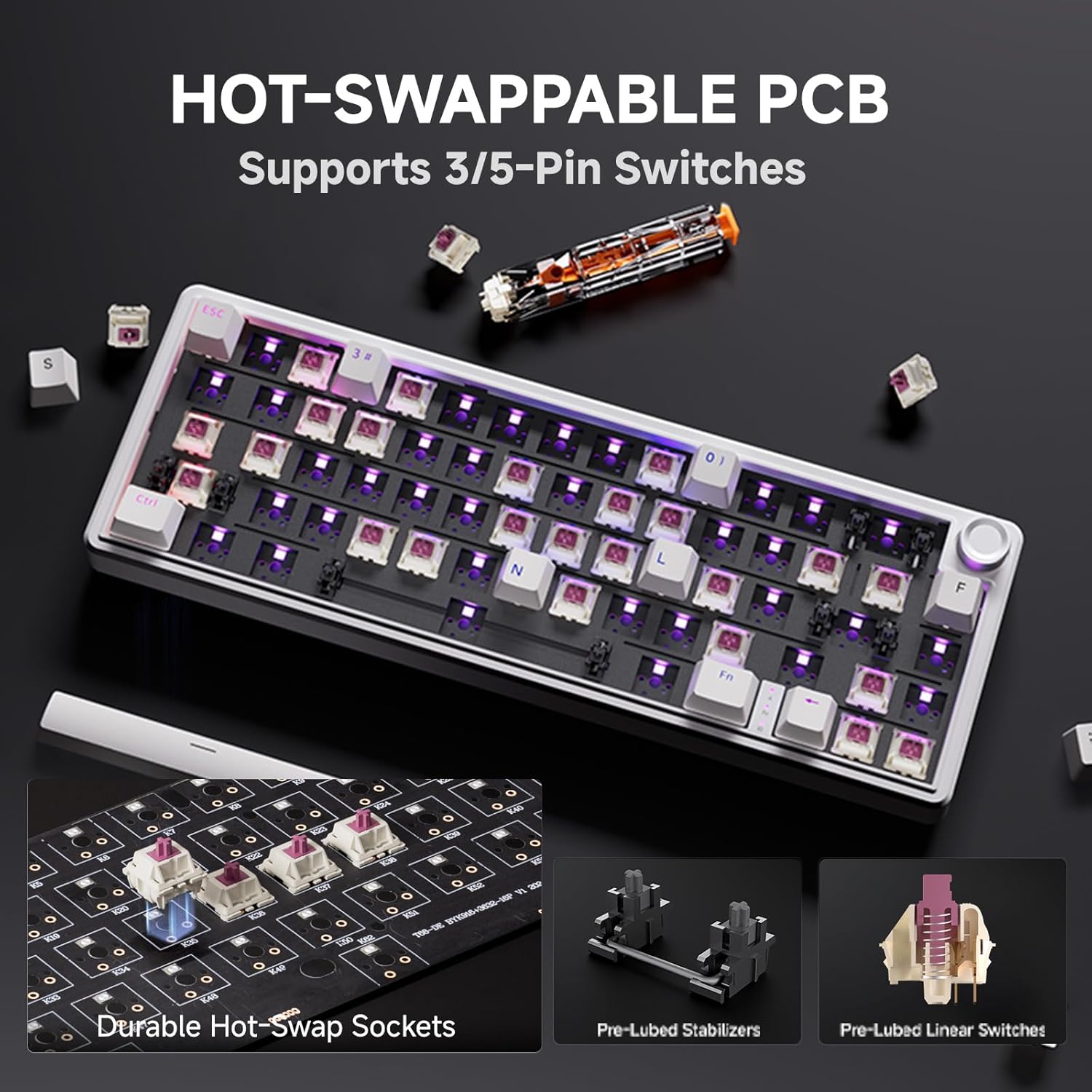 Thumbnail 2 de TMKB T68E Gaming Tastatur 66 Tasten ⌨