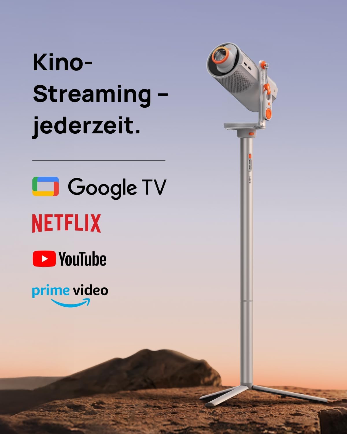 Detalle 2 de XGIMI MoGo 4 Mini Beamer 450 ISO-Lumen đź“˝